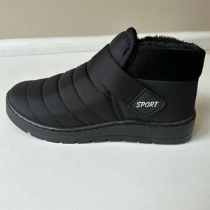NEW black Sport high top shoes